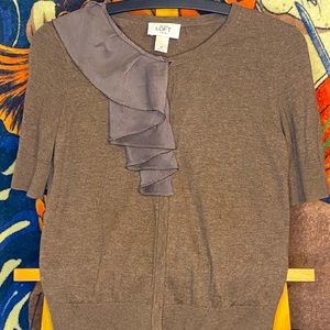 Ann Taylor Loft Petites Short-Sleeve Sweater, Size SP